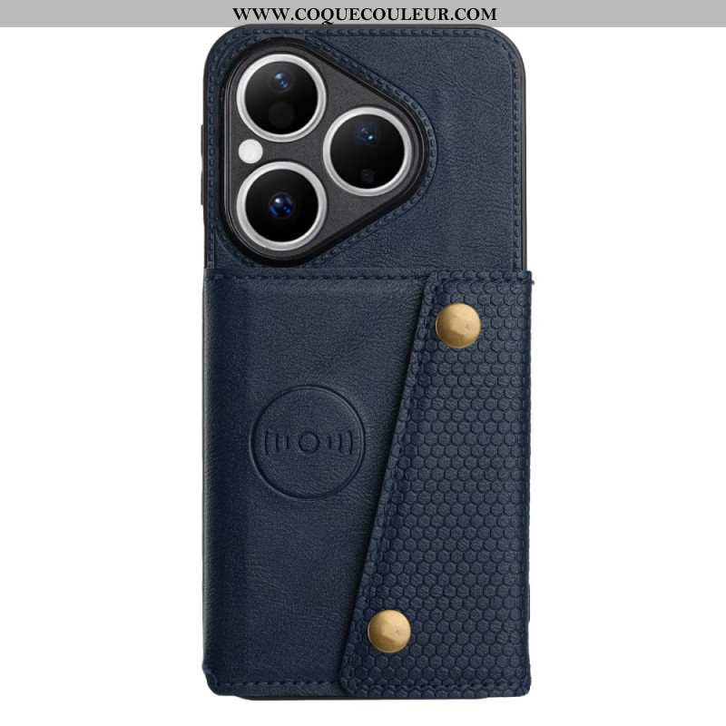 Coque Huawei Pura 80 Effet Cuir Porte-Cartes