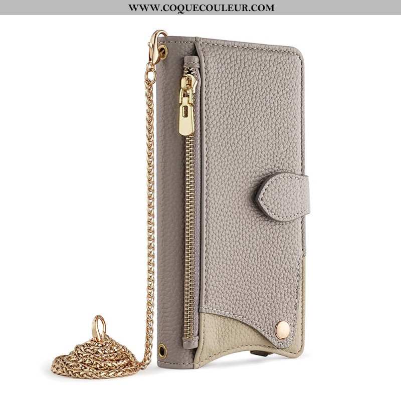 Housse Huawei Pura 80 Portefeuille avec Chaîne