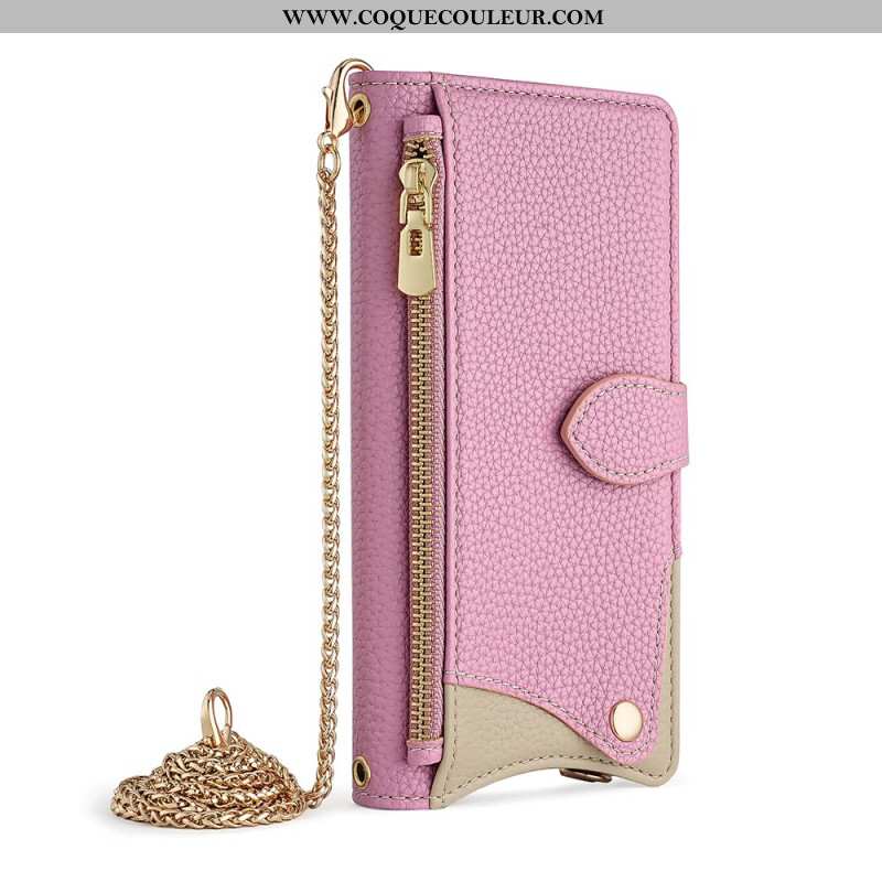 Housse Huawei Pura 80 Portefeuille avec Chaîne