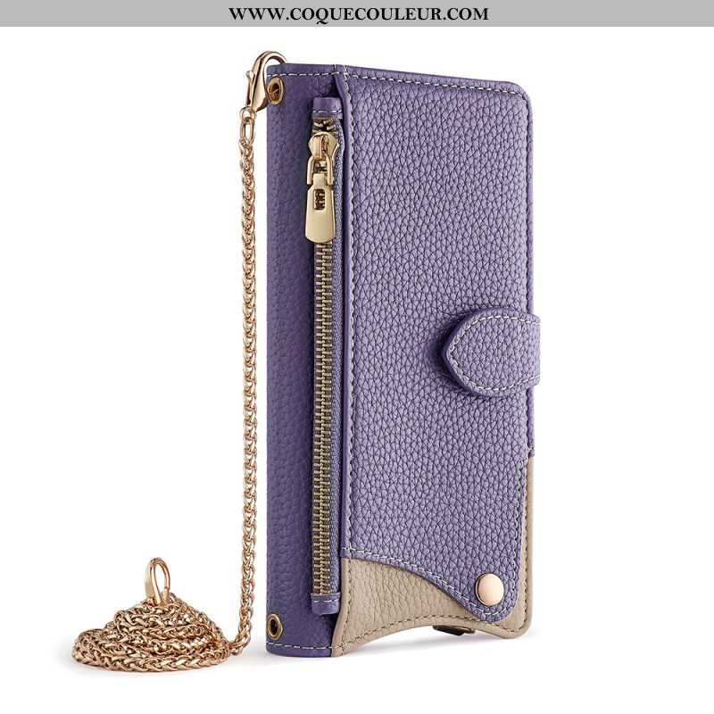 Housse Huawei Pura 80 Portefeuille avec Chaîne