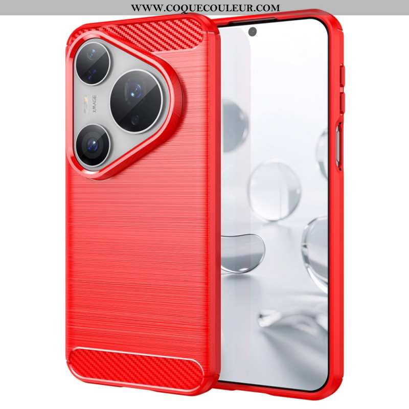 Coque Huawei Pura 80 Pro / 80 Ultra Fibre Carbone Brossée