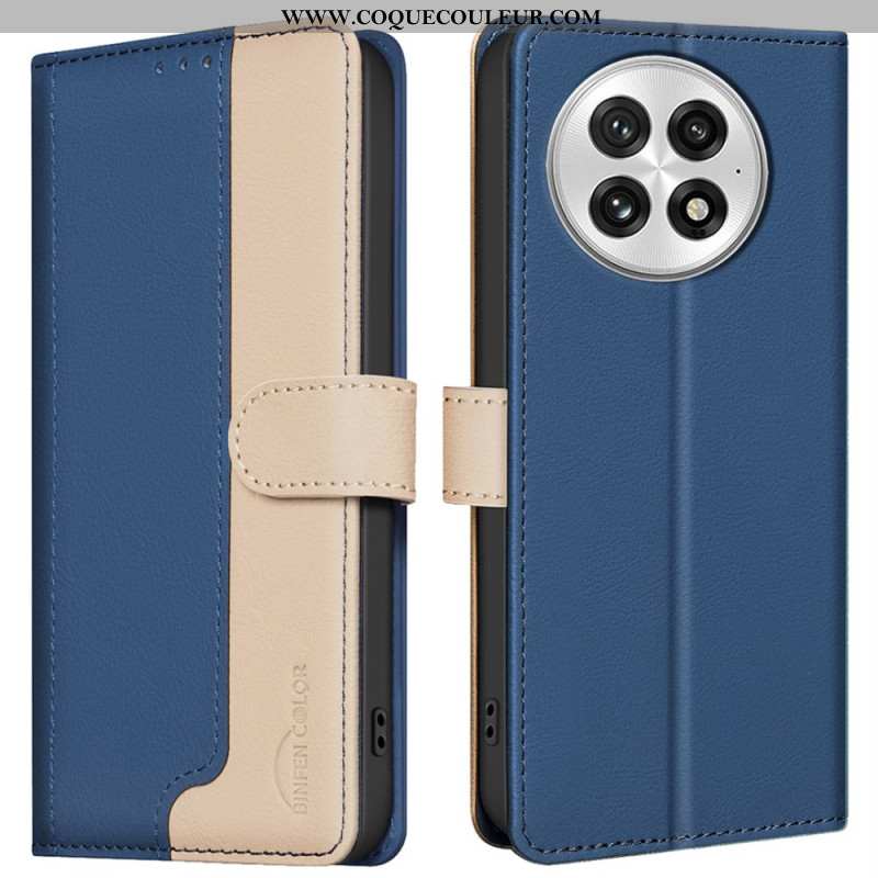 Housse OnePlus 13 Bicolore avec Blocage RFID BINFEN COLOR