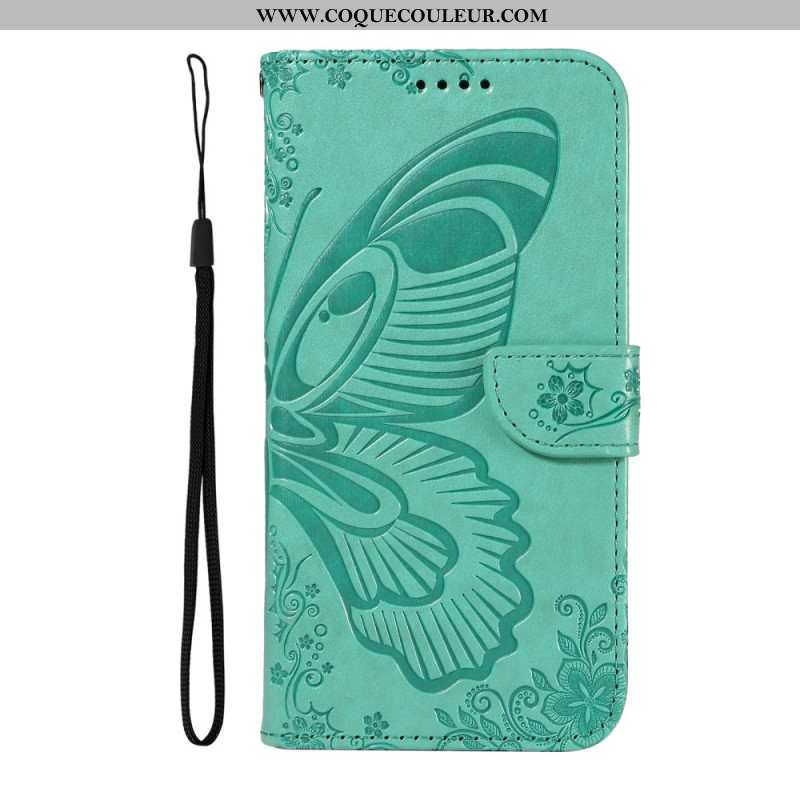 Housse OnePlus 13R Design Papillon à Lanière