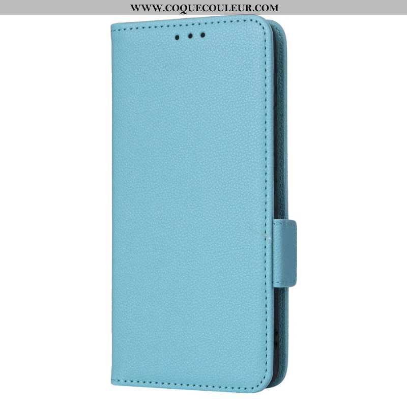 Housse OnePlus 13R Texture Litchi à Lanière