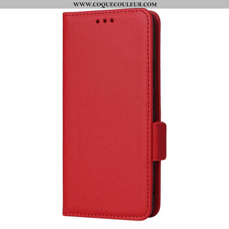 Housse OnePlus 13R Texture Litchi à Lanière