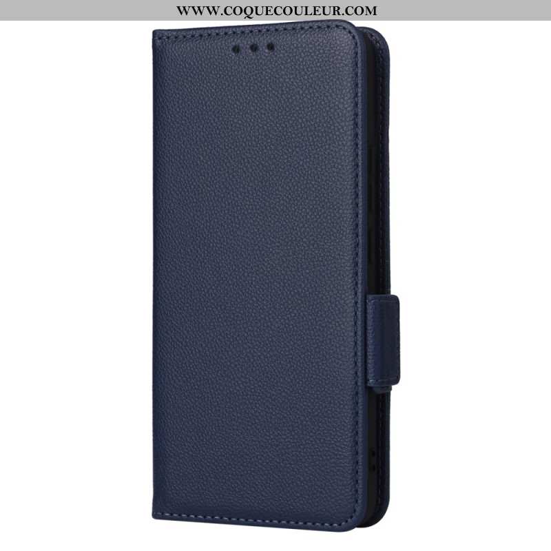 Housse OnePlus 13R Texture Litchi à Lanière