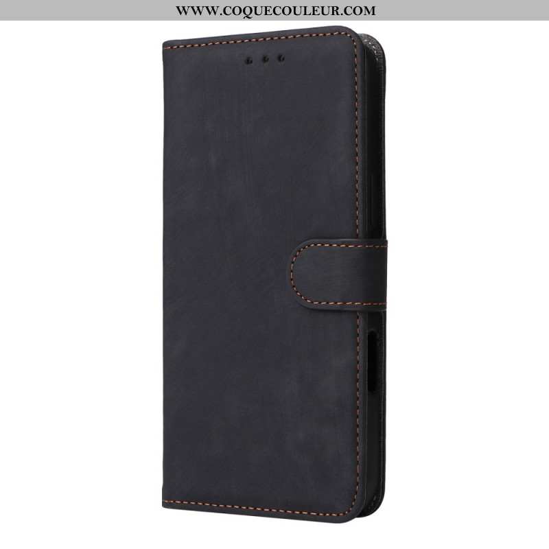 Housse OnePlus 13R Blocage RFID Effet Cuir à Lanière