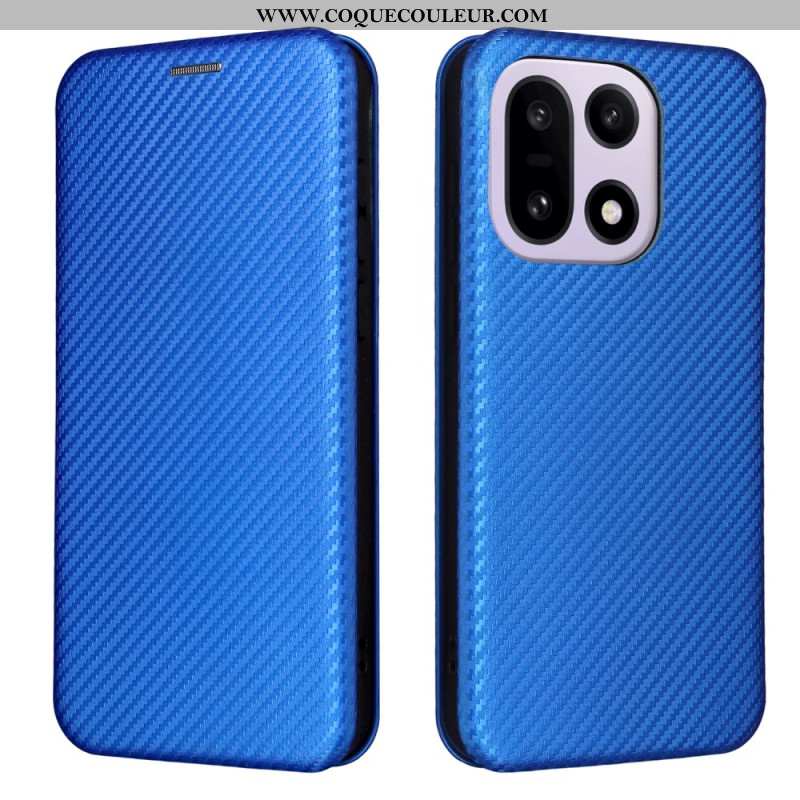 Flip Cover OnePlus 15 Fibre Carbone