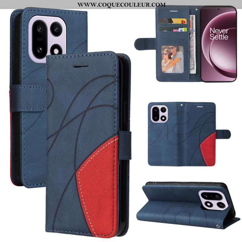 Housse OnePlus 15 Bicolore Ondulation