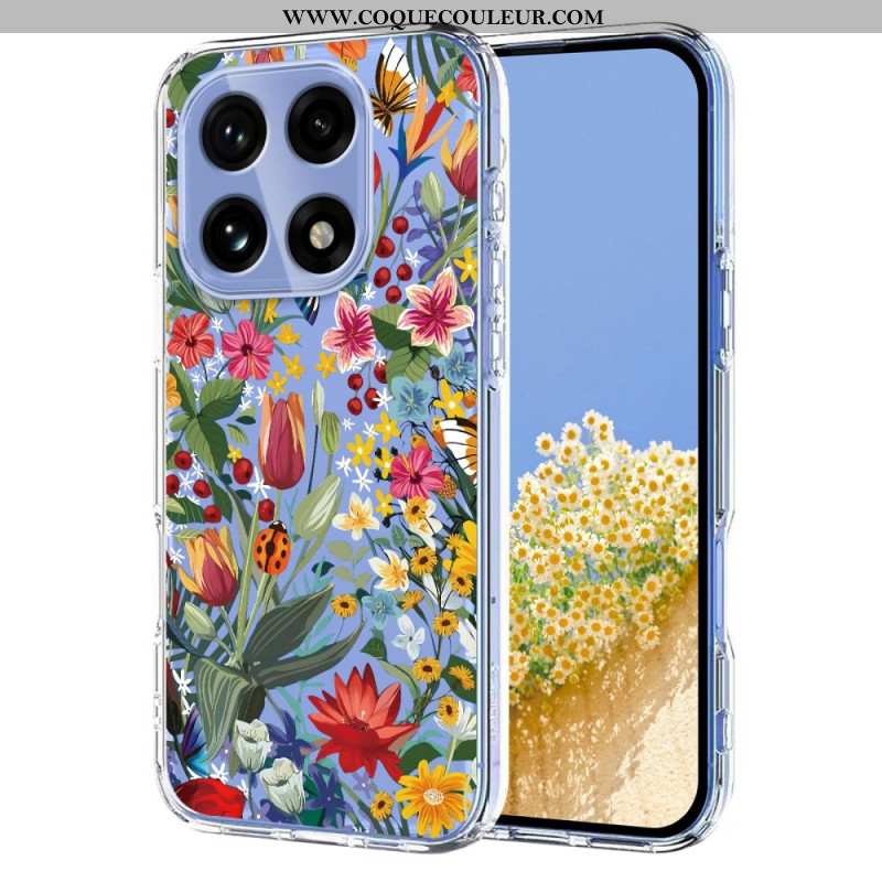 Coque OnePlus 15 Papillons et Fleurs
