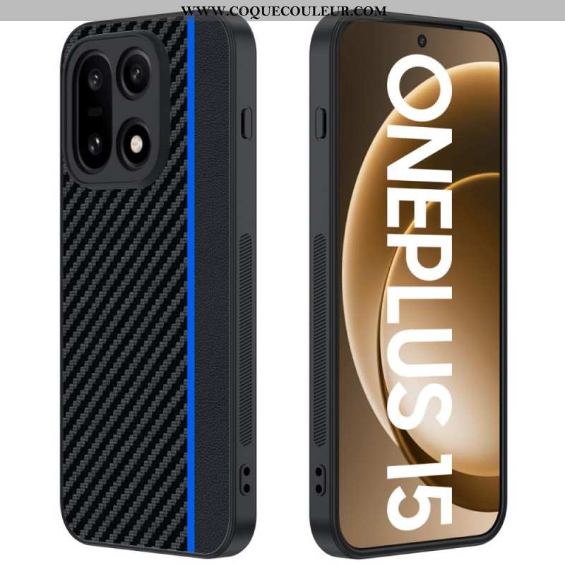Coque OnePlus 15 Texture Fibre de Carbone