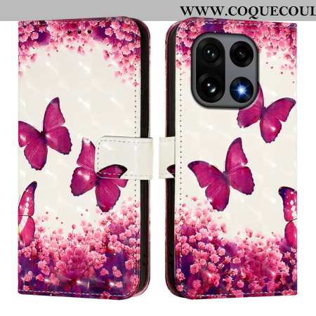 Housse OnePlus 15 Papillons Roses