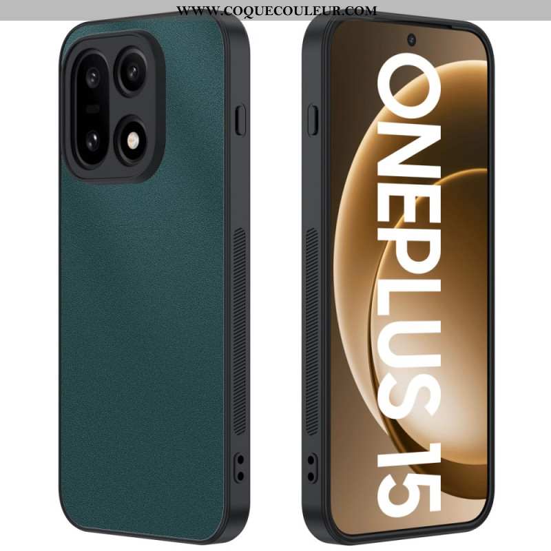 Coque OnePlus 15 Simili Cuir