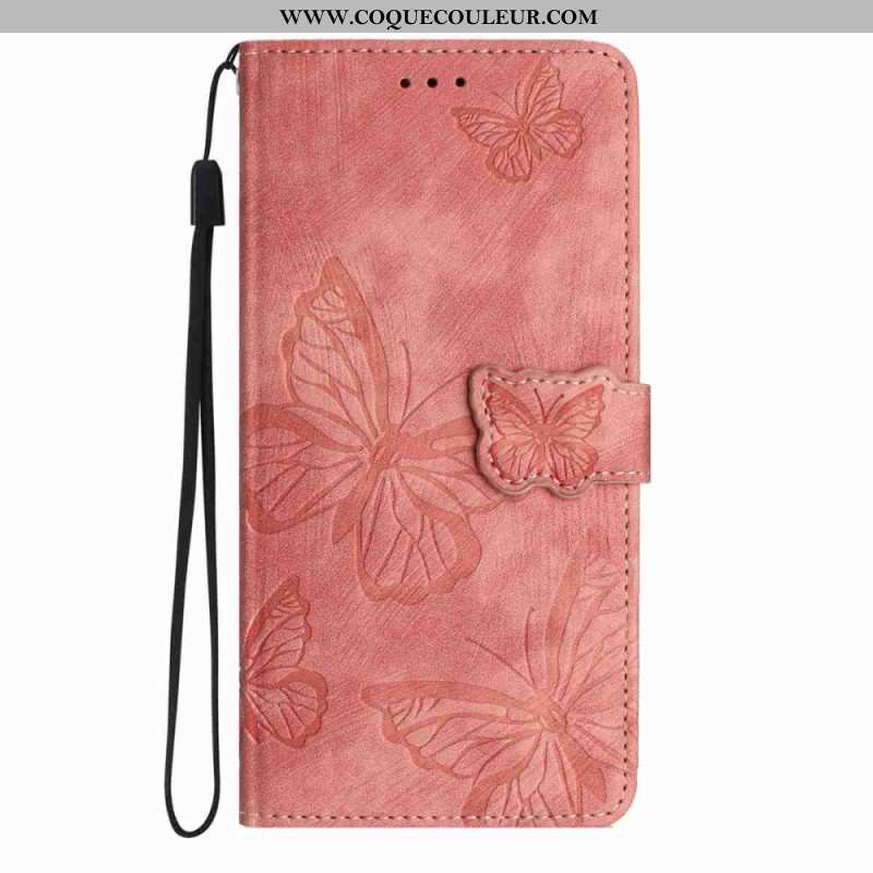 Housse OnePlus 15 Effet Daim Papillons