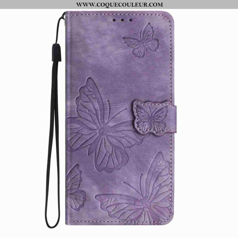 Housse OnePlus 15 Effet Daim Papillons