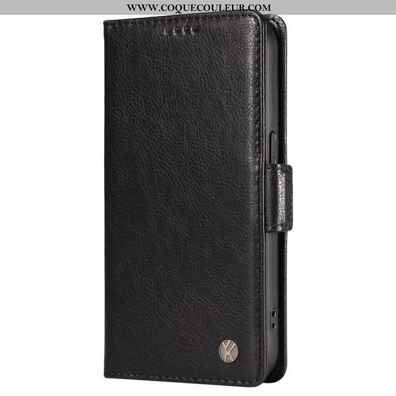 Flip Cover OnePlus Nord 4 Simili Cuir Litchi YIKATU