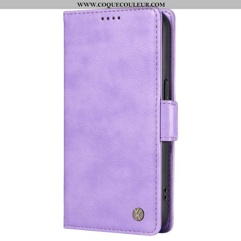 Flip Cover OnePlus Nord 4 Simili Cuir Litchi YIKATU