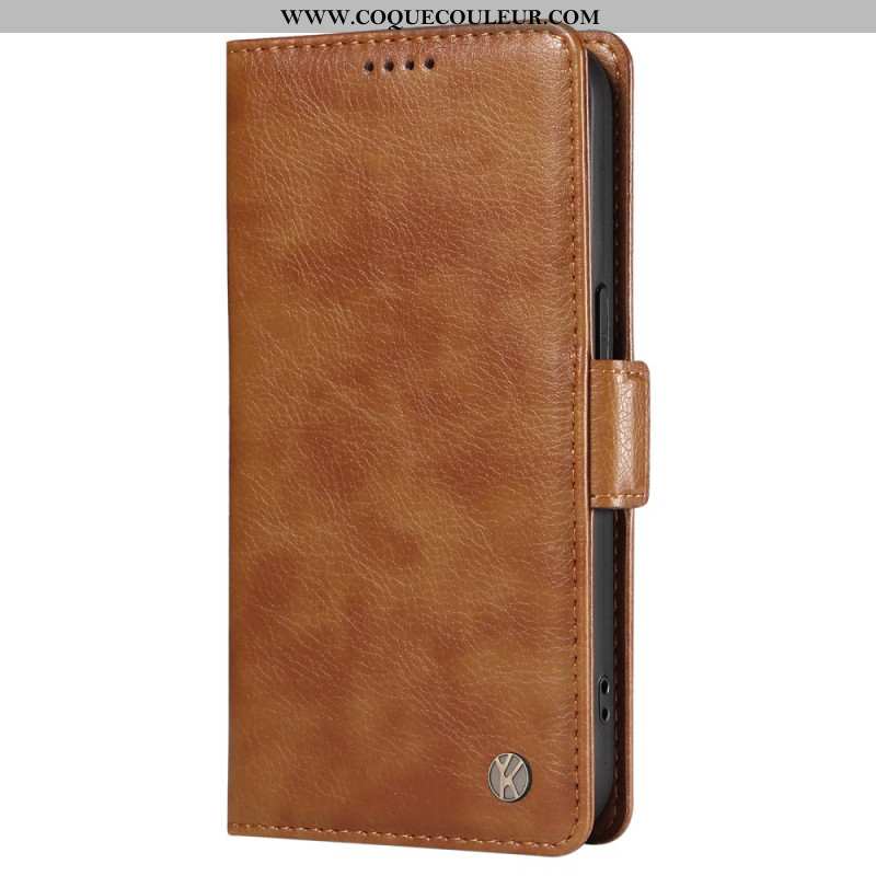 Flip Cover OnePlus Nord 4 Simili Cuir Litchi YIKATU