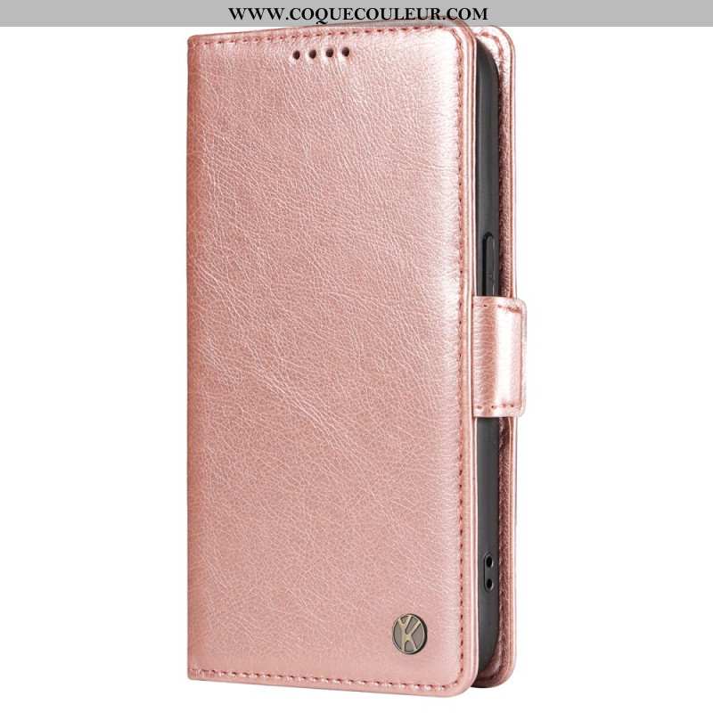 Flip Cover OnePlus Nord 4 Simili Cuir Litchi YIKATU