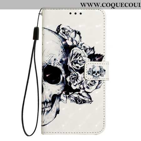Housse OnePlus Nord 4 Tête de Mort Fleuri