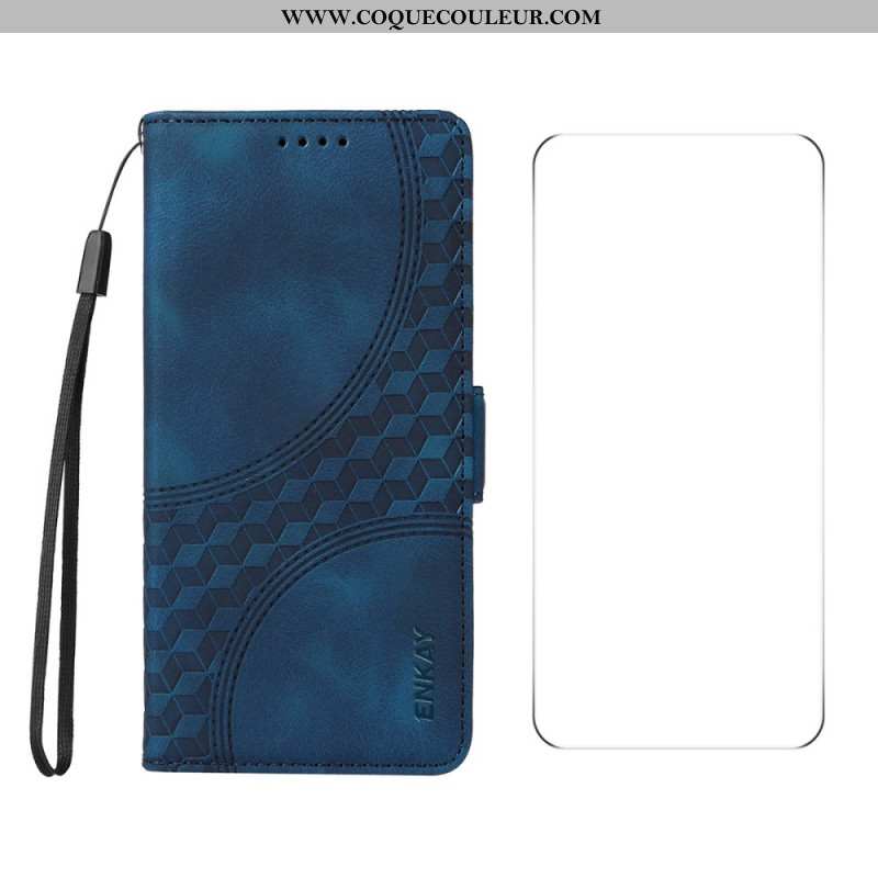 Housse OnePlus Nord 4 Motif avec Protection Écran en Verre Trempé