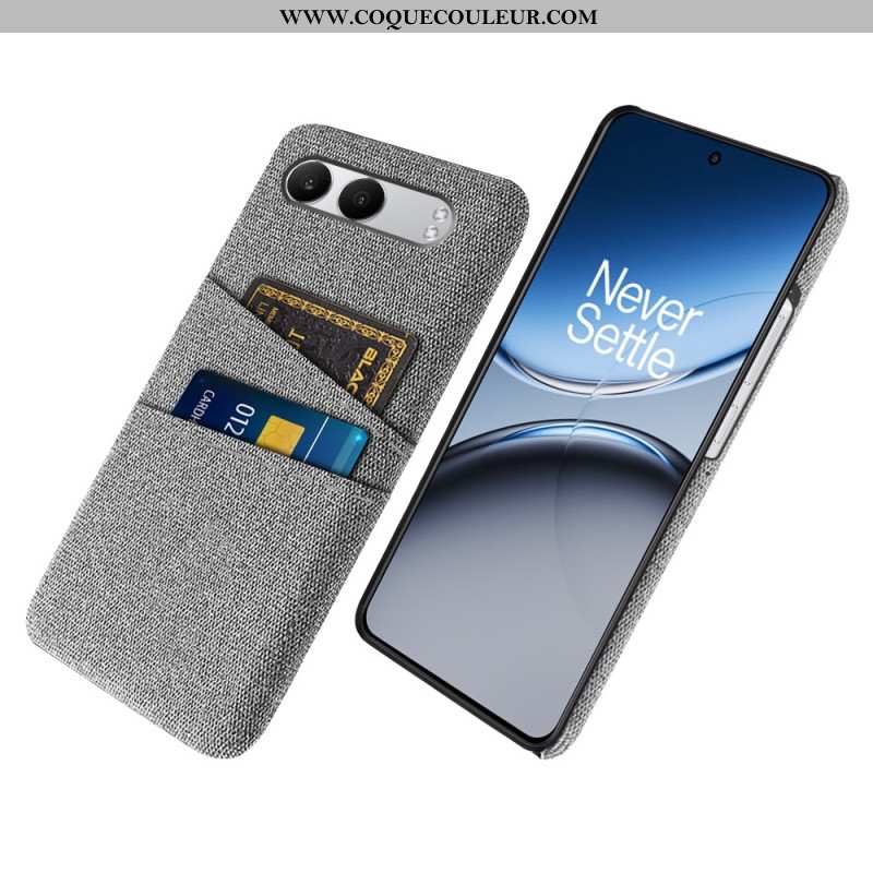 Coque OnePlus Nord 4 Tissu Porte-Cartes