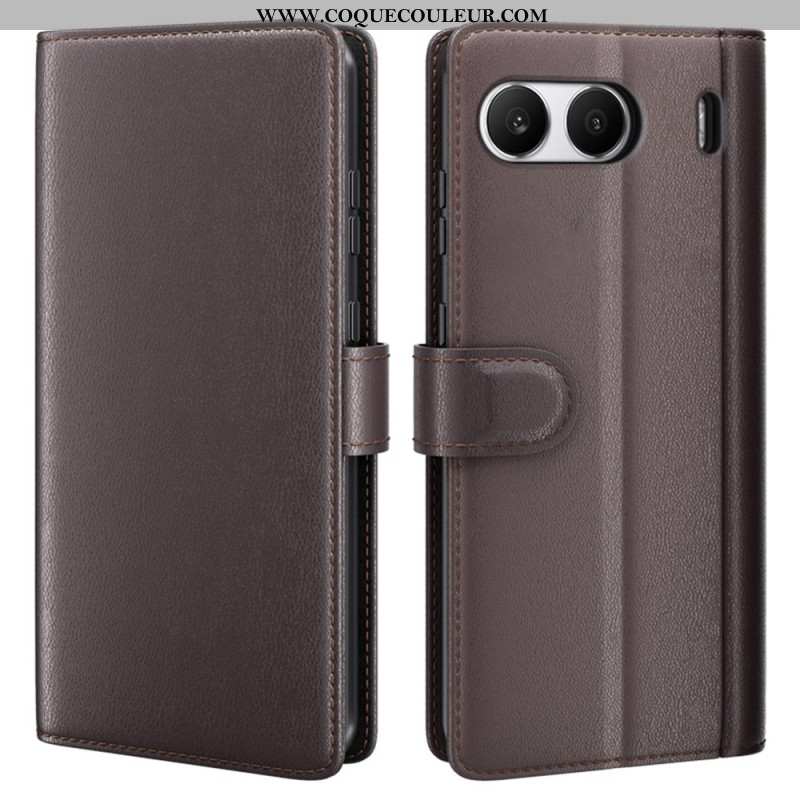 Housse OnePlus Nord 4 Véritable Cuir