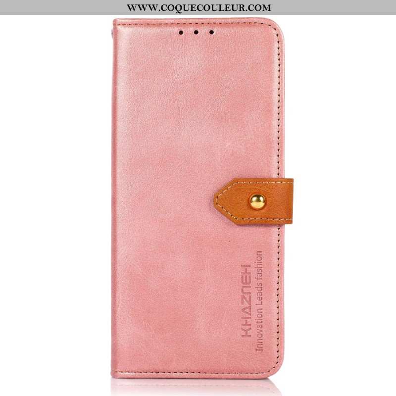 Housse OnePlus Nord 4 Fermoir Doré KHAZNEH