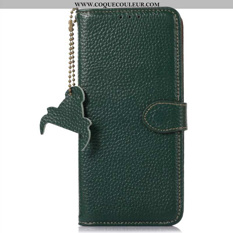 Housse OnePlus Nord 4 Blocage RFID et Texture Litchi