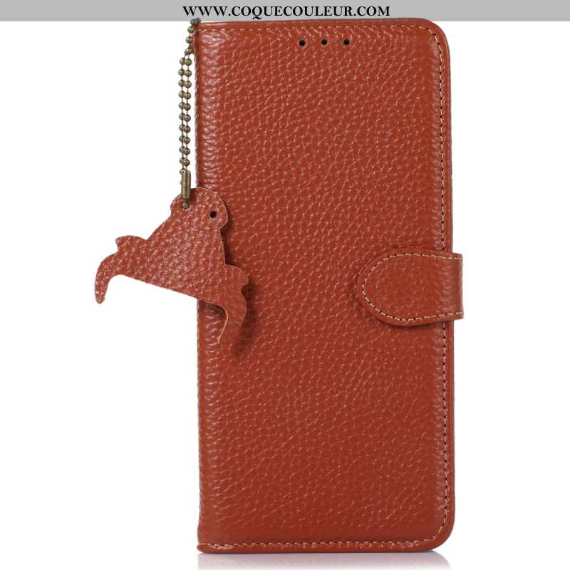 Housse OnePlus Nord 4 Blocage RFID et Texture Litchi