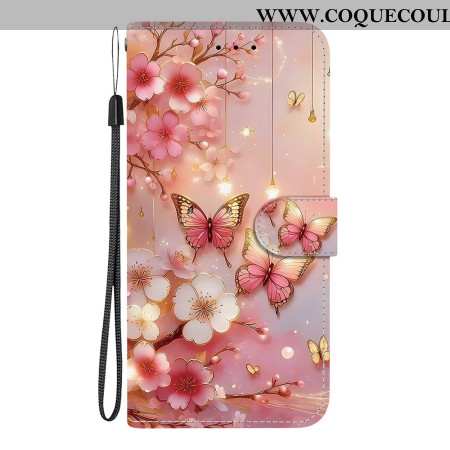 Housse OnePlus Nord 5 5G Papillons Roses