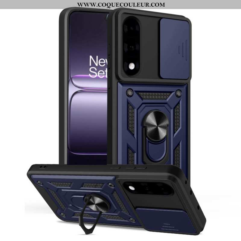 Coque OnePlus Nord 5 Couvercle Coulissant pour Caméra et Support