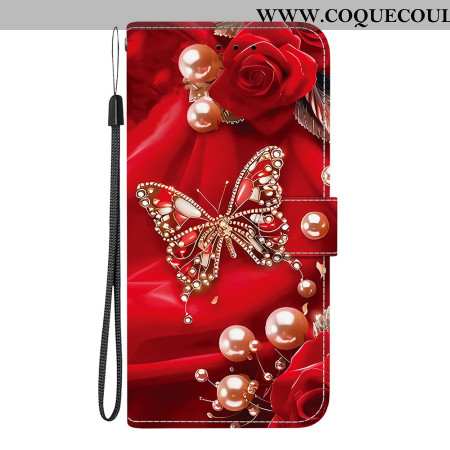 Housse OnePlus Nord 5 5G Papillons Rouges