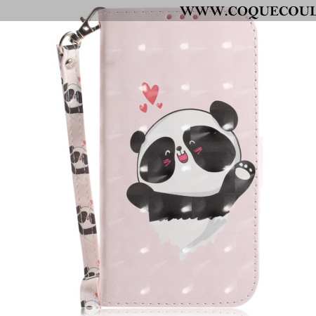 Housse OnePlus Nord 5 5G Panda Love à Lanière