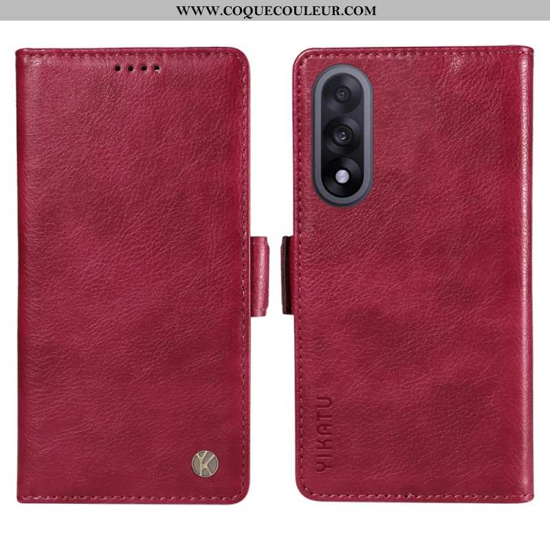 Housse OnePlus Nord 5 Simili Cuir YIKATU