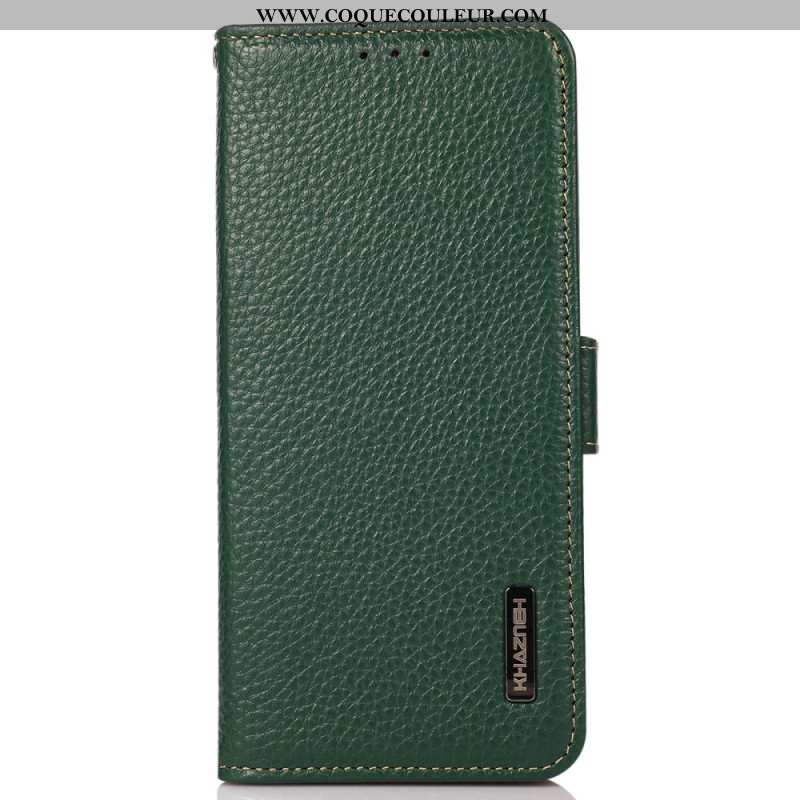 Housse OnePlus Nord 5 Cuir Véritable KHAZNEH