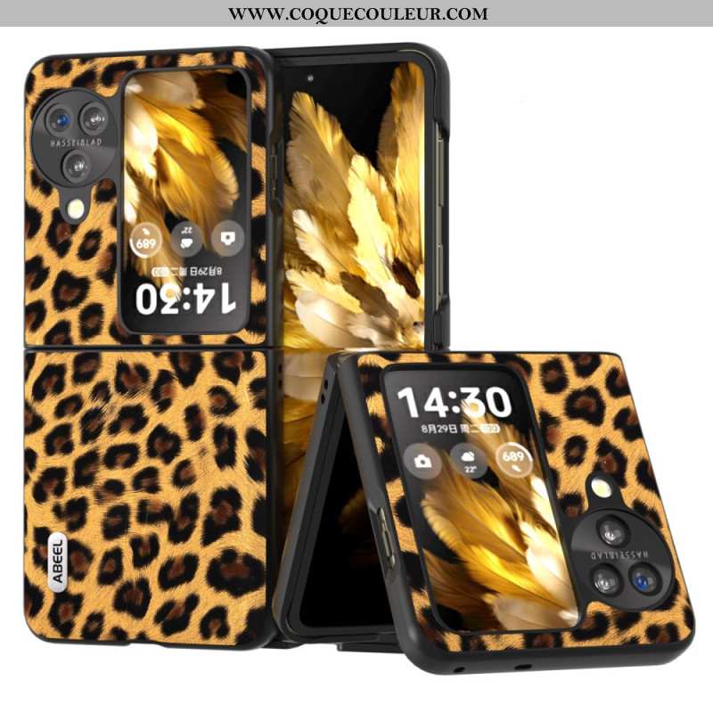 Coque Oppo Find N3 Flip Motif Léopard ABEEL
