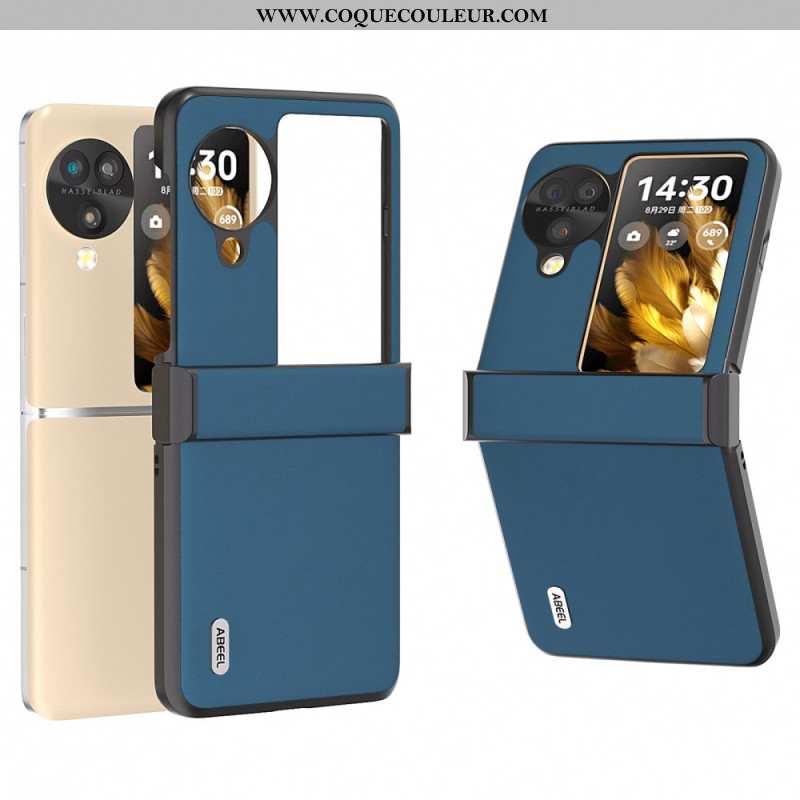 Coque Oppo Find N3 Flip Vrai Cuir ABEEL