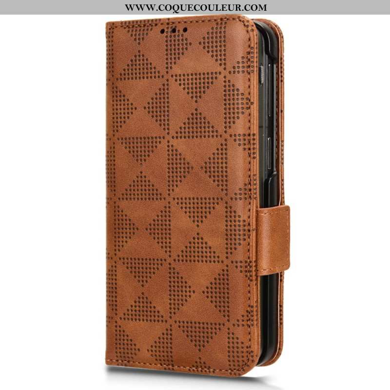 Housse Oppo Find N3 Motif Triangles