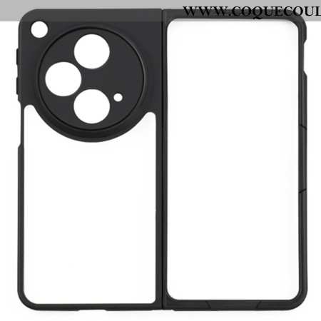 Coque Oppo Find N3 5G Transparente avec Contours Noir