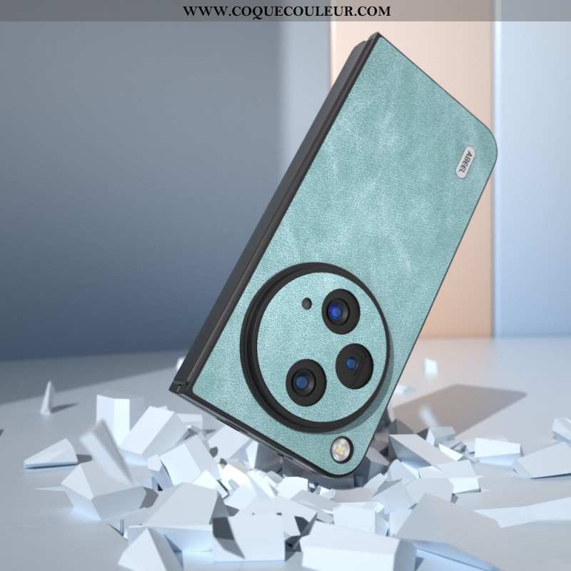 Coque OnePlus Open / Oppo Find N3 5G Simili Cuir Neutre ABEEL