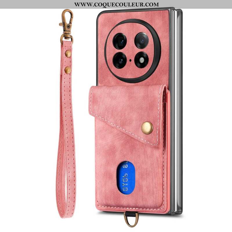 Coque Oppo Find N5 5G Porte-Cartes et Support