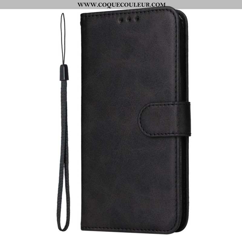 Housse Oppo Find X8 Simili Cuir à Lanière