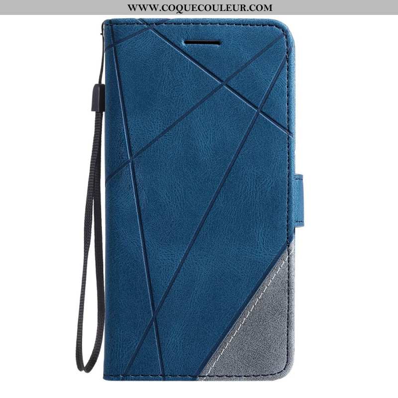 Housse Oppo Find X8 5G Bicolore Motif Lignes