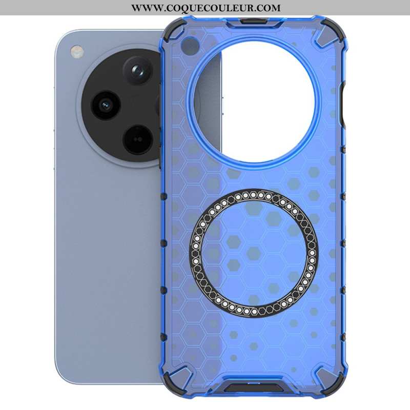 Coque Oppo Find X8 Compatible MagSafe Nid d'Abeille