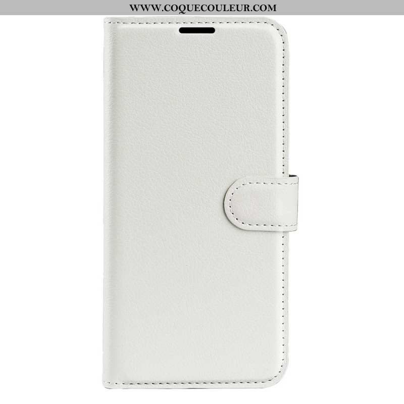 Housse Oppo Find X8 Pro Simili Cuir Litchi Classique