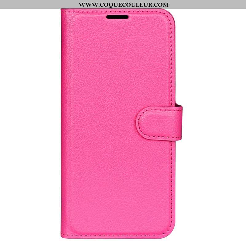 Housse Oppo Find X8 Pro Simili Cuir Litchi Classique