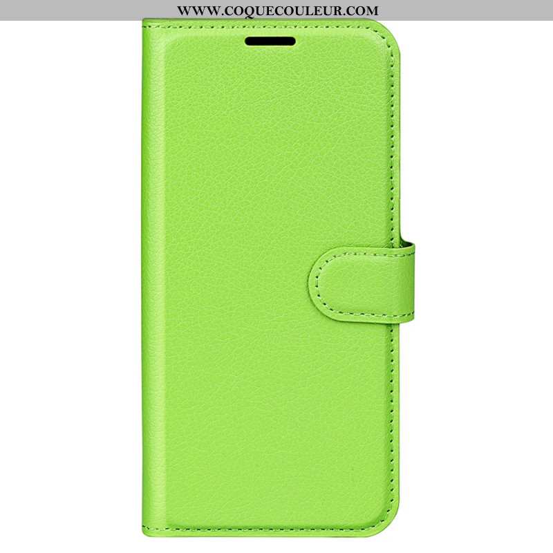 Housse Oppo Find X8 Pro Simili Cuir Litchi Classique