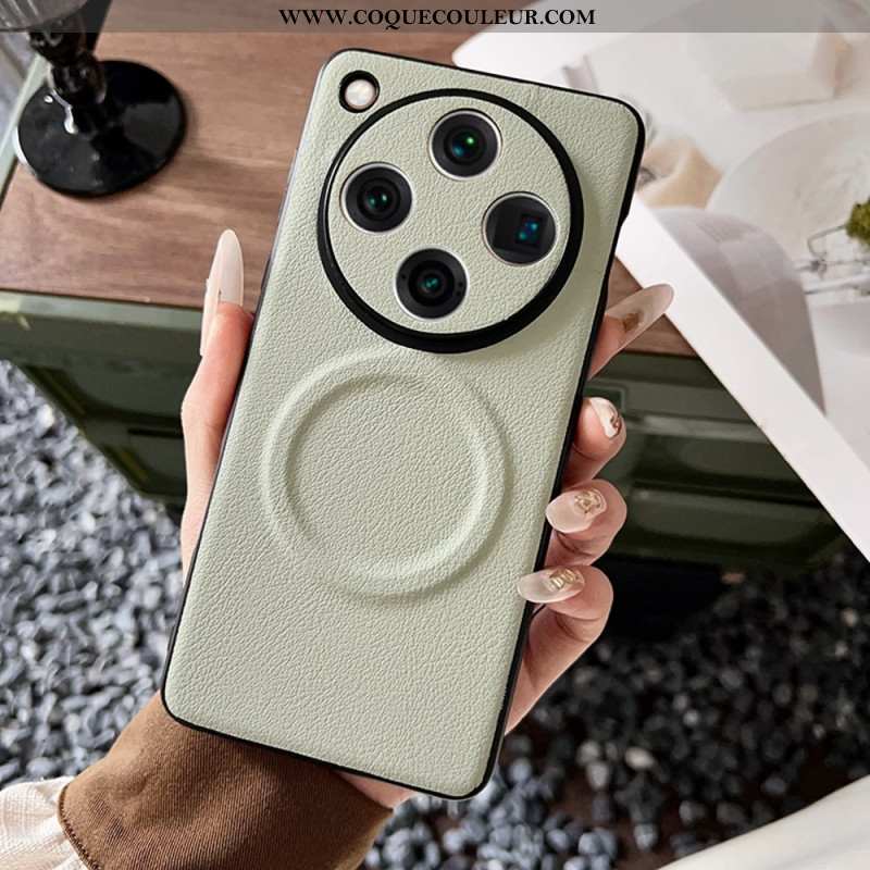 Coque Oppo Find X8 Pro 5G Compatible MagSafe Effet Cuir