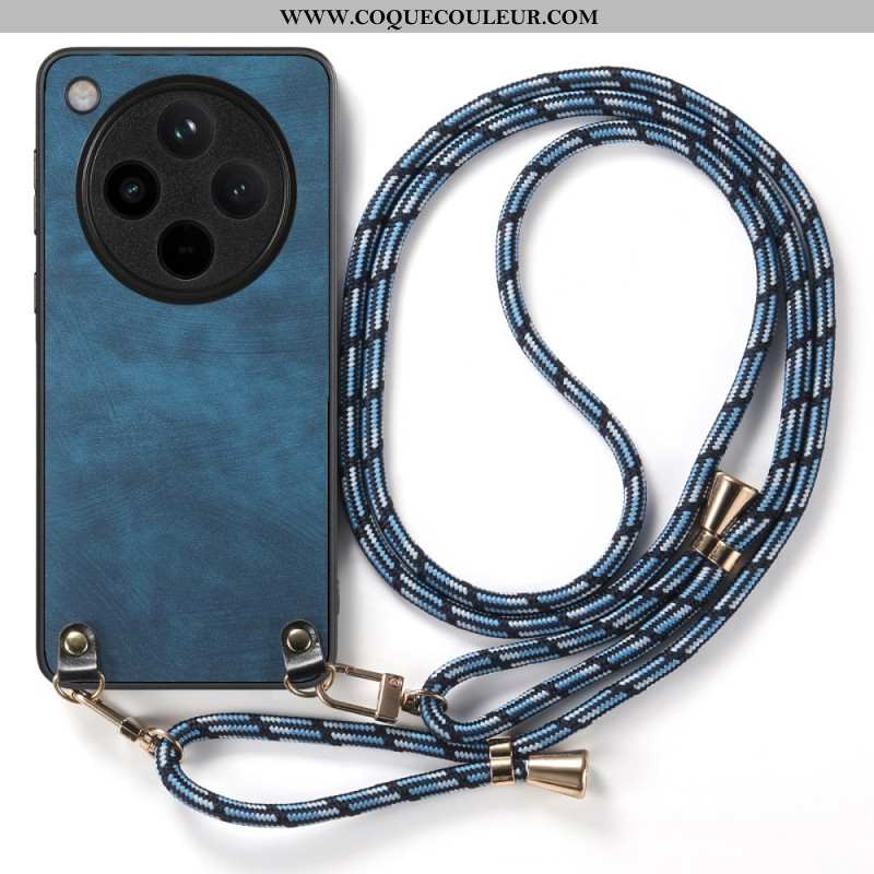 Coque à Cordon Oppo Find X8 Pro Simili Cuir